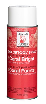 Design Master Colortool Coral Bright spray paint