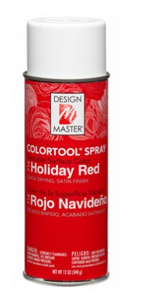 Design Master Colortool Holiday Red spray paint