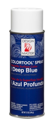 Design Master Colortool Deep Blue spray paint