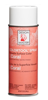 Design Master Colortool Coral spray paint