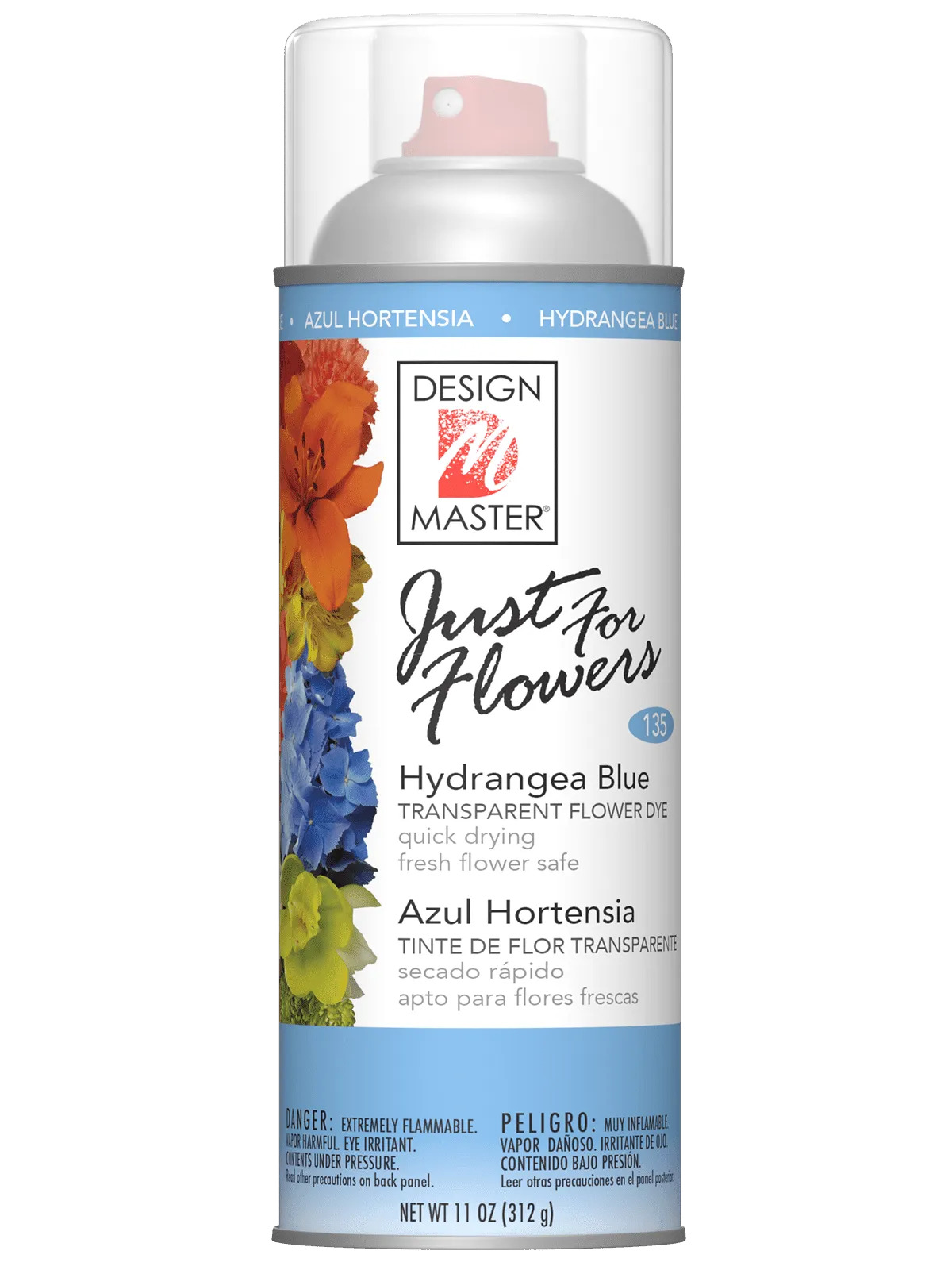 Design Master Just For Flowers Hydrangea Blue 135 spray color