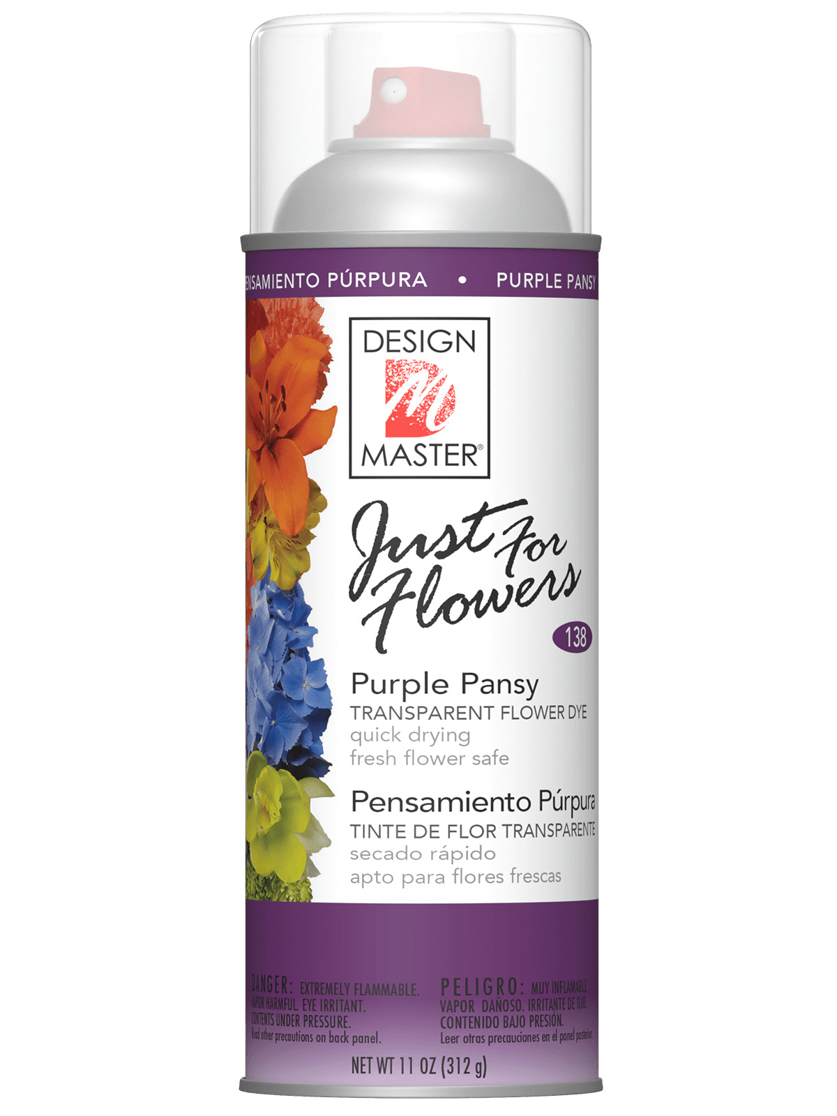 Design Master Just For Flowers Purple Pansy 138 spray color