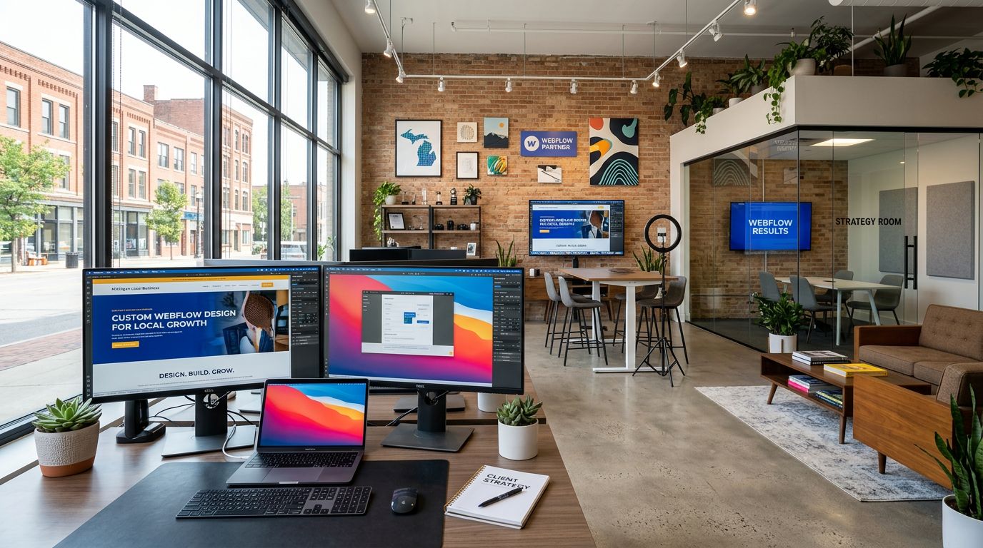 Webflow Web Design West Michigan | Professional Business Websites