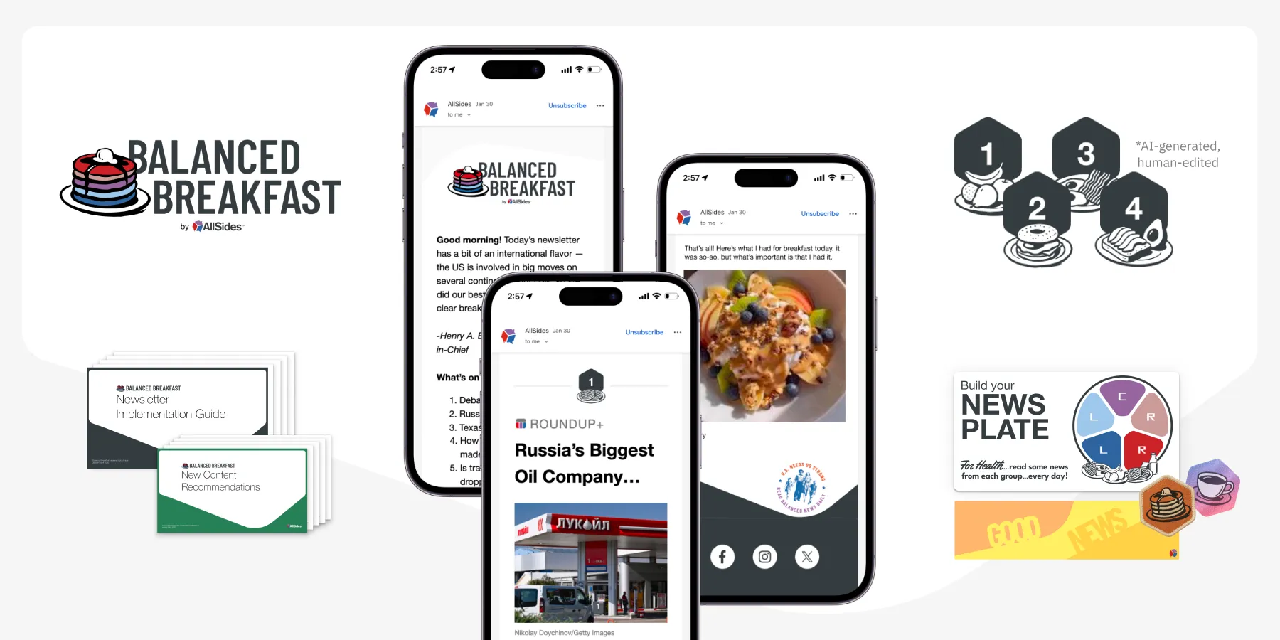 Balanced Breakfast brand exploration boards