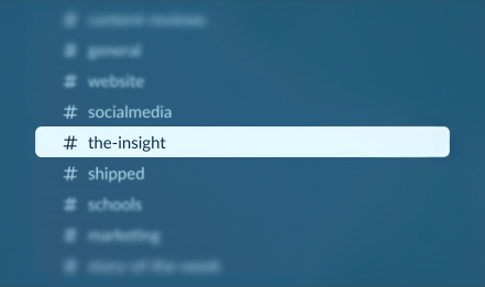 Evolution of The Insight logomark