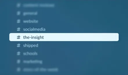 Evolution of The Insight logomark