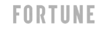 The word 'FORTUNE' in bold gray uppercase letters.