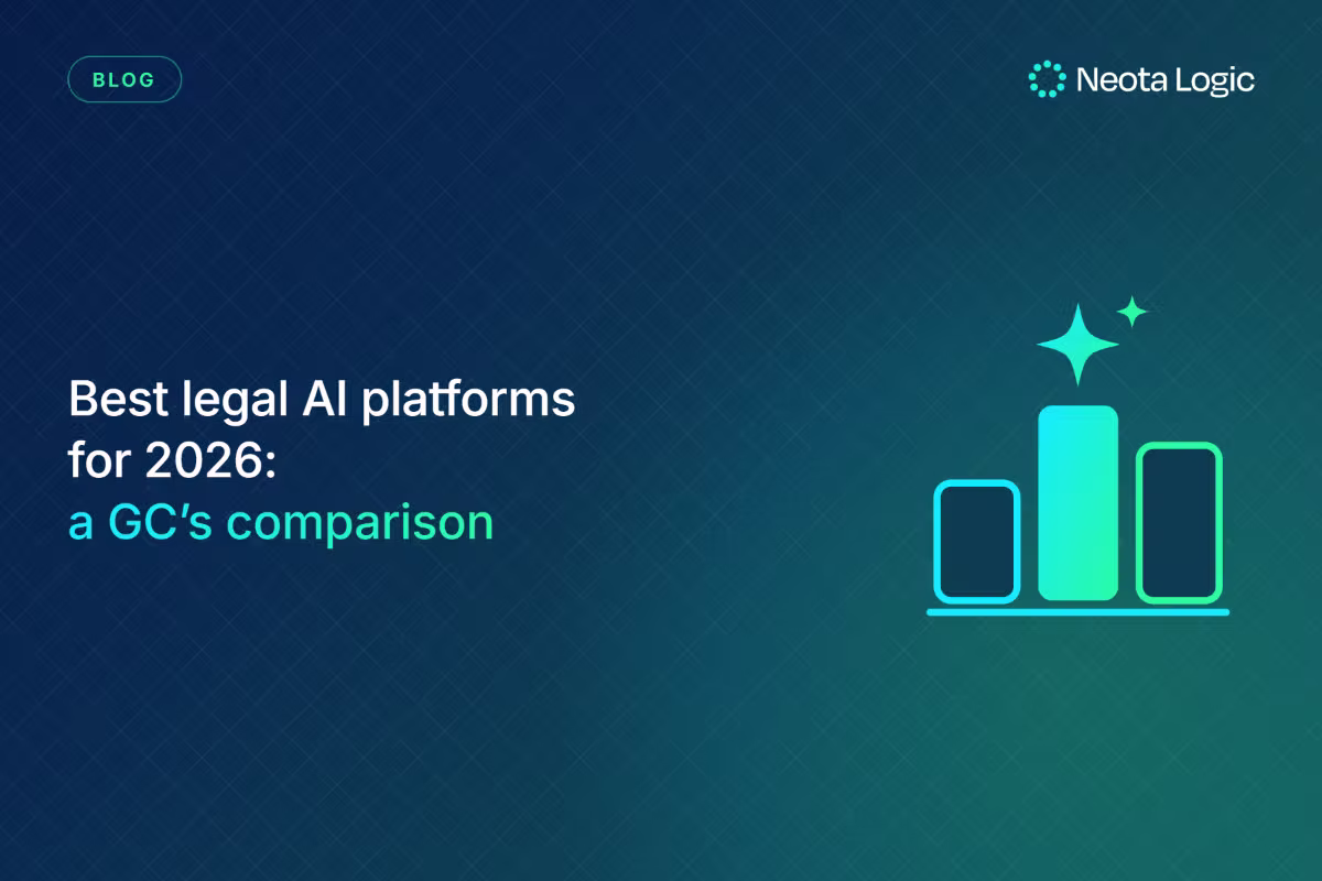 Best Legal AI Platforms for 2026: A GC's Comparison
