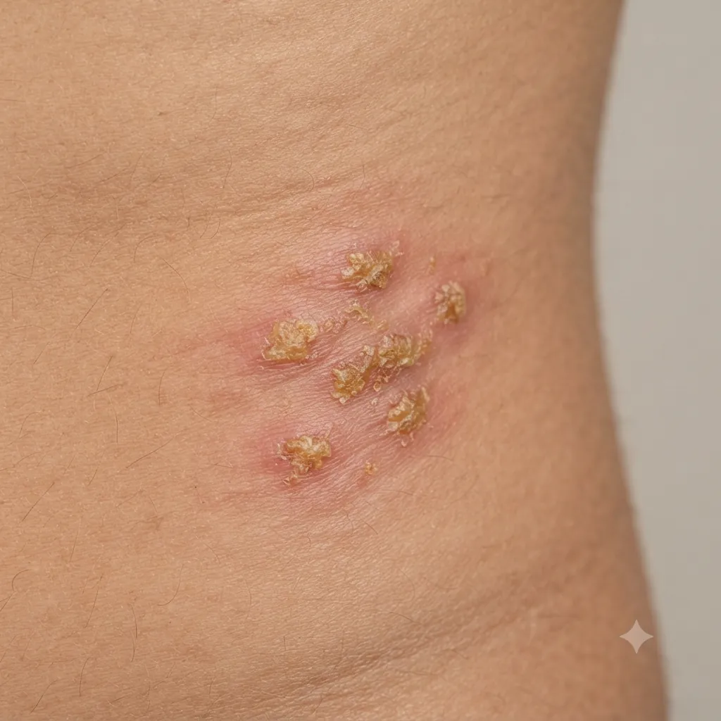 Impetigo vs molluscum