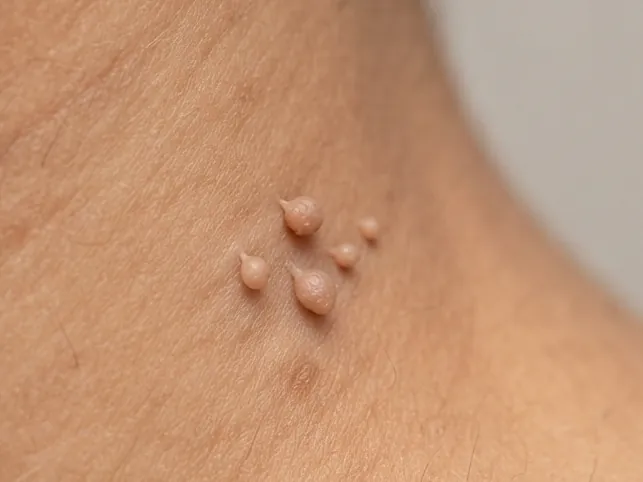 Milia vs skin tag