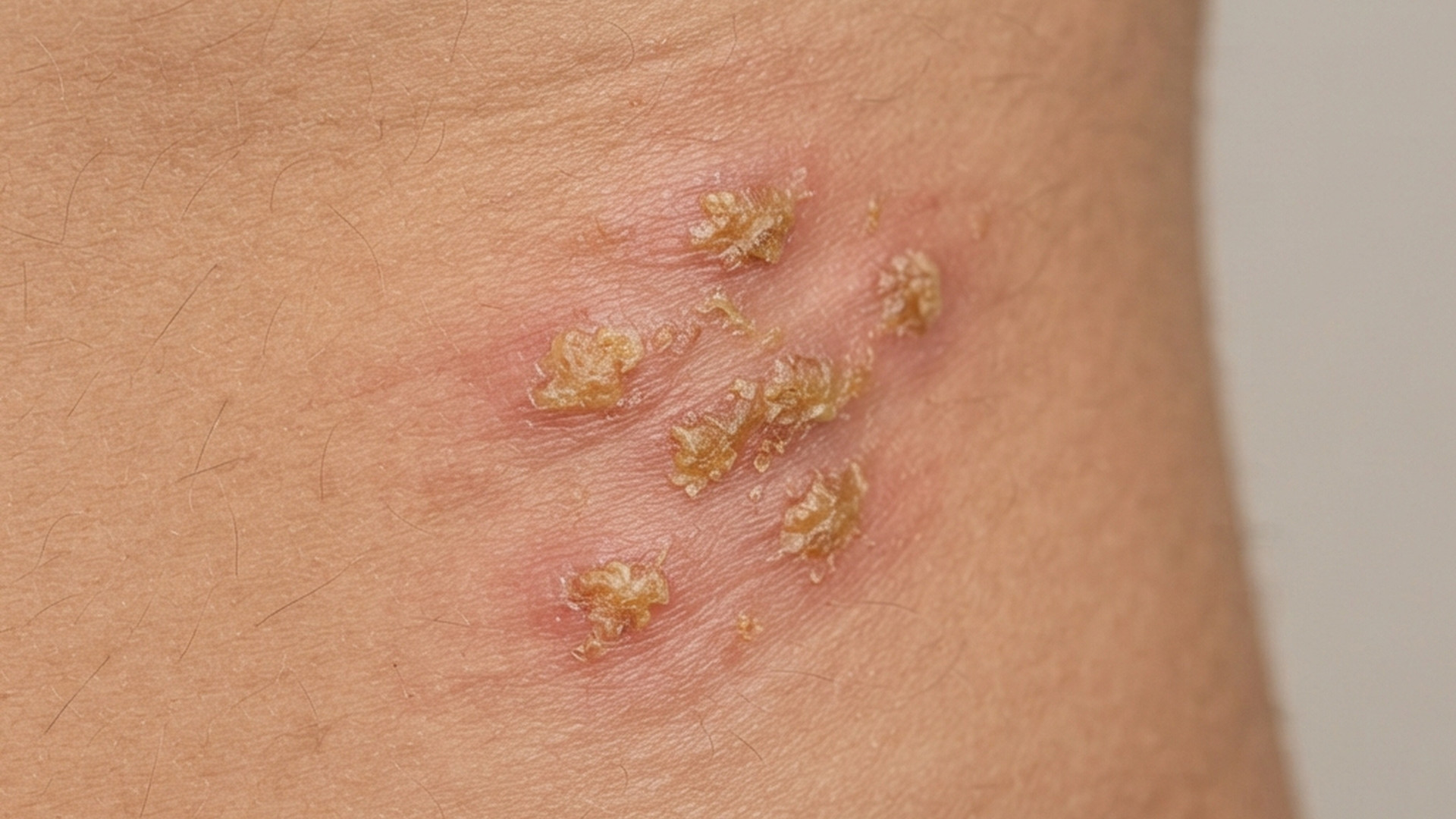 Impetigo vs Molluscum — illustration