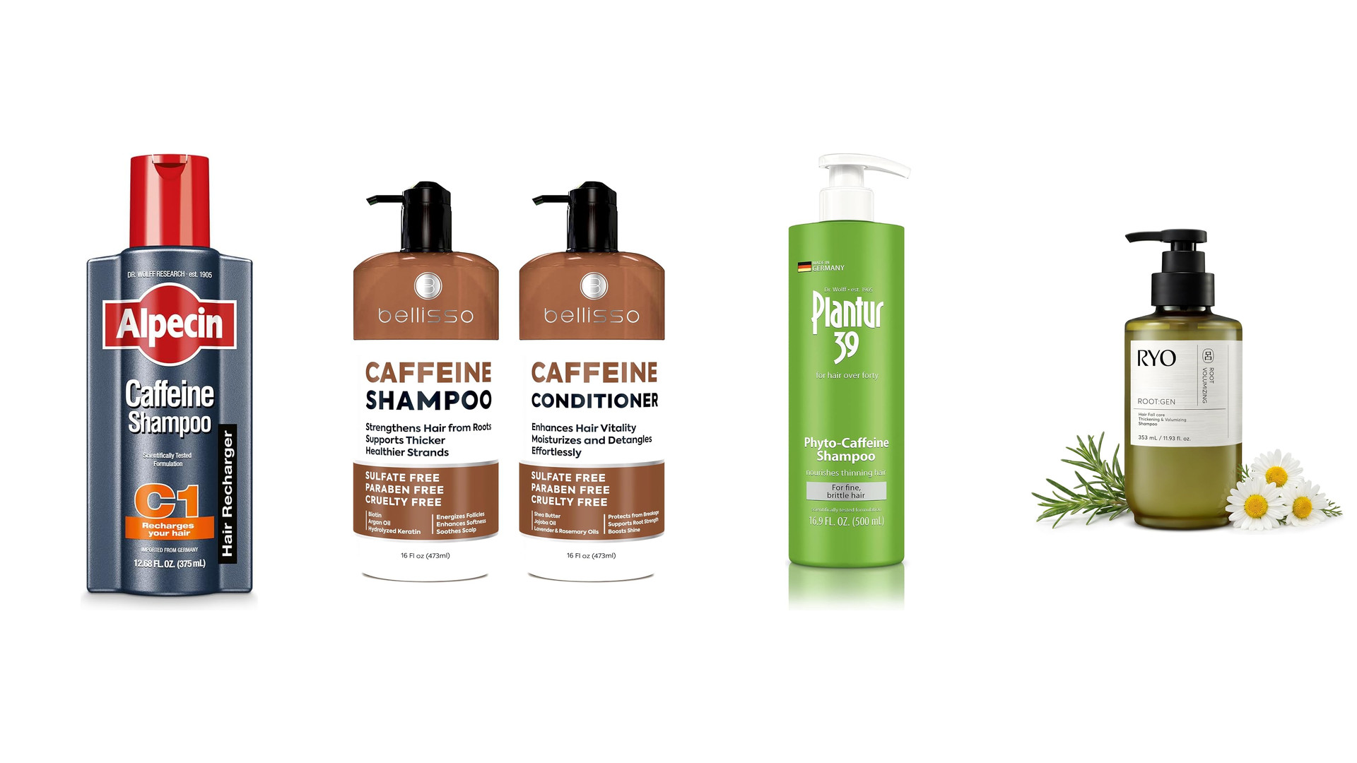 Caffeine shampoo