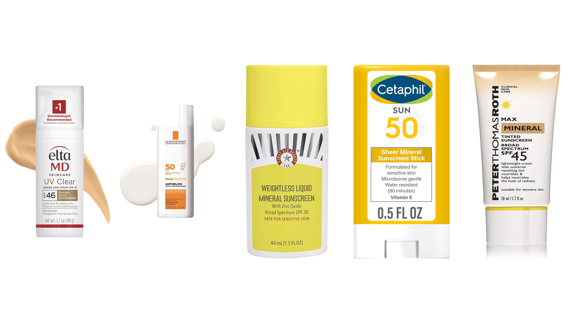 A tinted mineral sunscreen