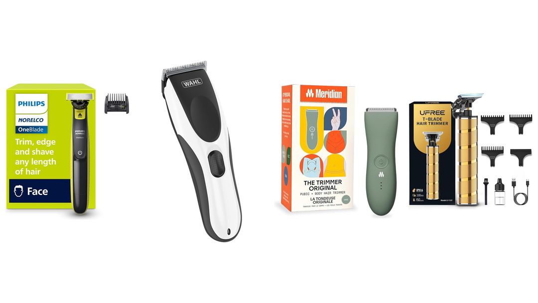 Clippers or a single-blade razor