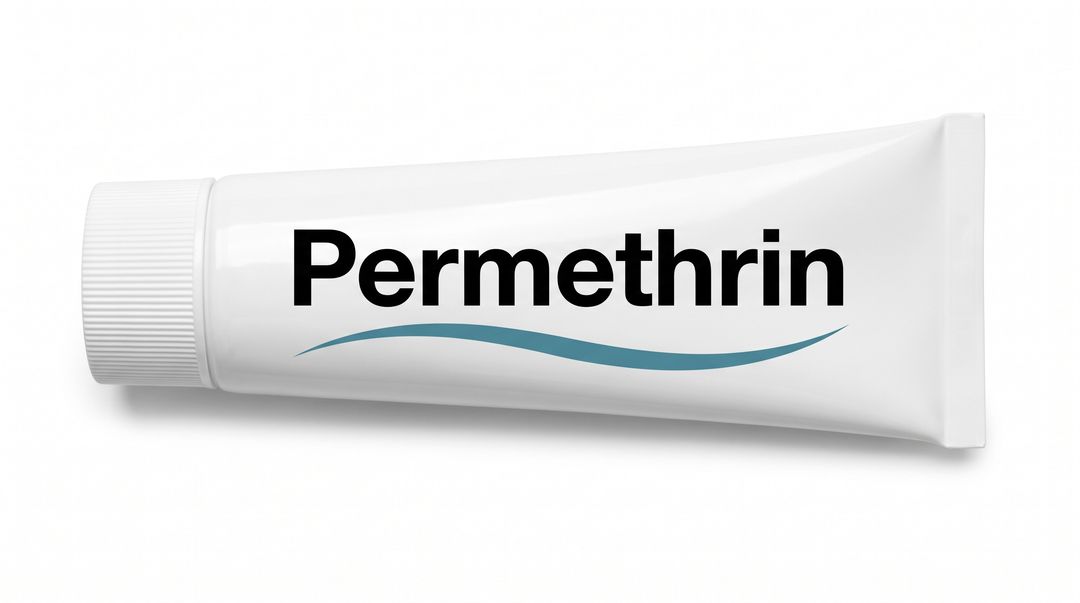 Permethrin — Page hero 16:9 hero for Permethrin. Never cropped: the tone strip and the corner logo depend on the full frame.