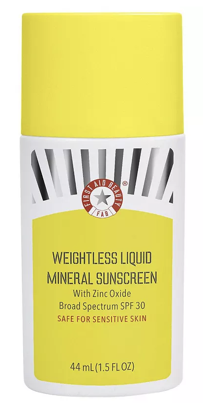 First Aid Beauty Weightless Liquid Mineral Sunscreen
