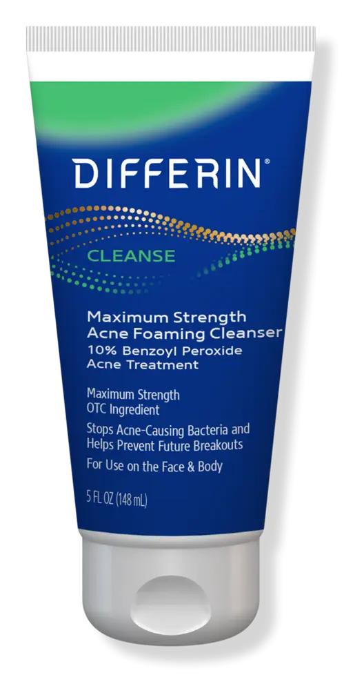 10% Benzoyl Peroxide Maximum Strength Acne Foaming Cleanser