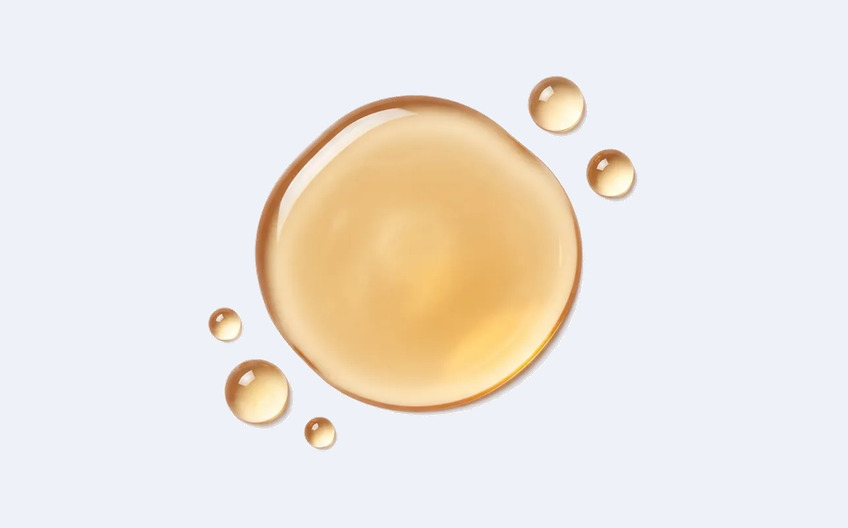 A row of Retinol products sold as oil or balm, photographed on white.
