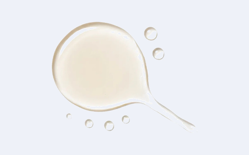 A row of Niacinamide products sold as serum, photographed on white.