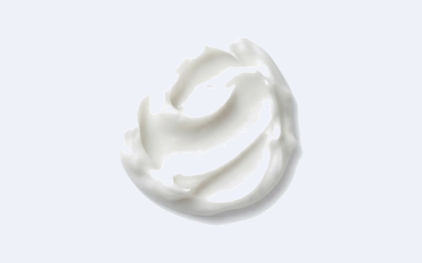 A row of Niacinamide products sold as moisturizer, photographed on white.