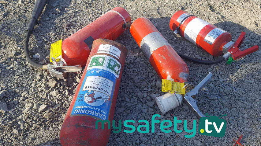image of safety equipment for a trucking company