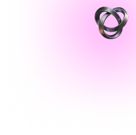 Interlinked metal rings icon symbolising platinum package for scaling mortgage brokers