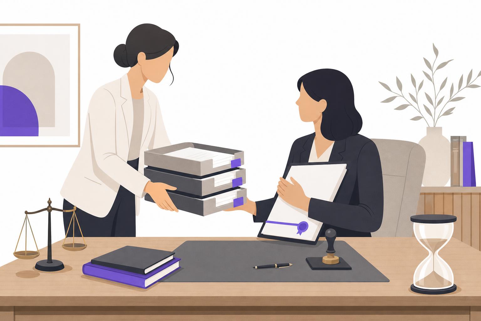 Illustration editoriale — Consultant en transformation digitale pour PME (S2 cabinets d’expertise) : ce qu’un expert-comptable ou avocat lui délègue vraiment, et ce qu’il garde