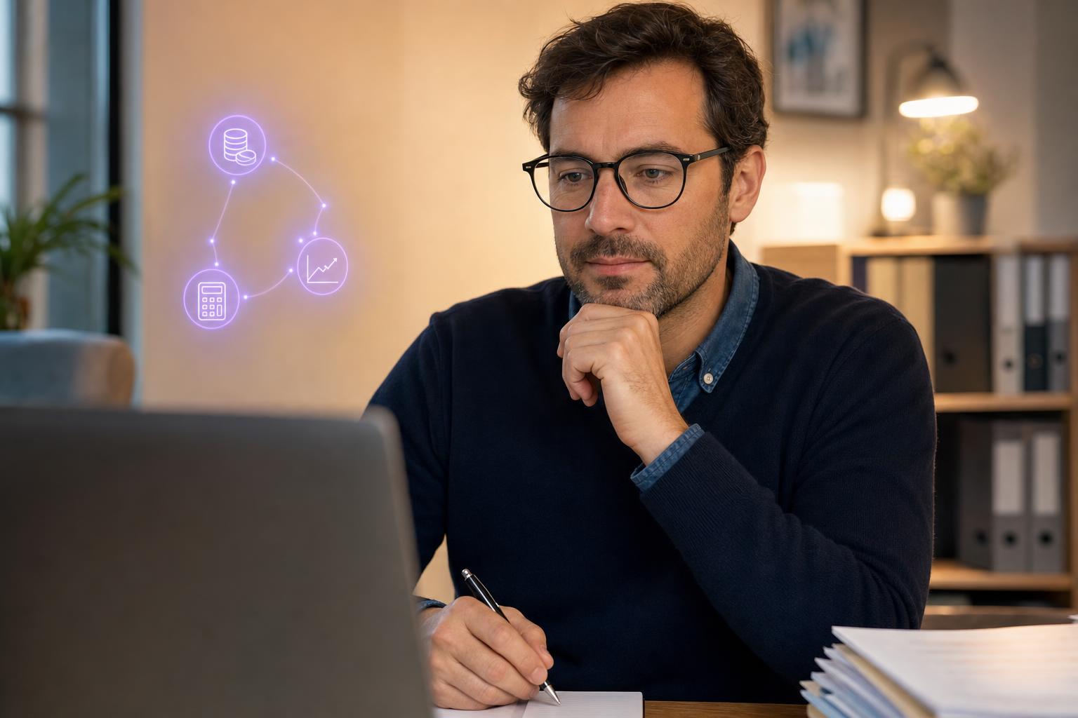 Illustration editoriale — Automatiser la comptabilité de sa PME : combien ça coûte vraiment et ce que ça fait gagner