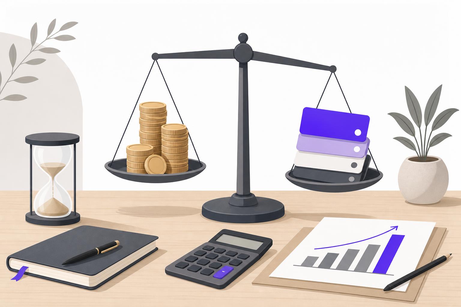 Illustration editoriale — Le vrai coût de l’IA pour une PME à l’été 2026 : abonnements, outils no-code et heures cachées — le budget réaliste avant de se lancer