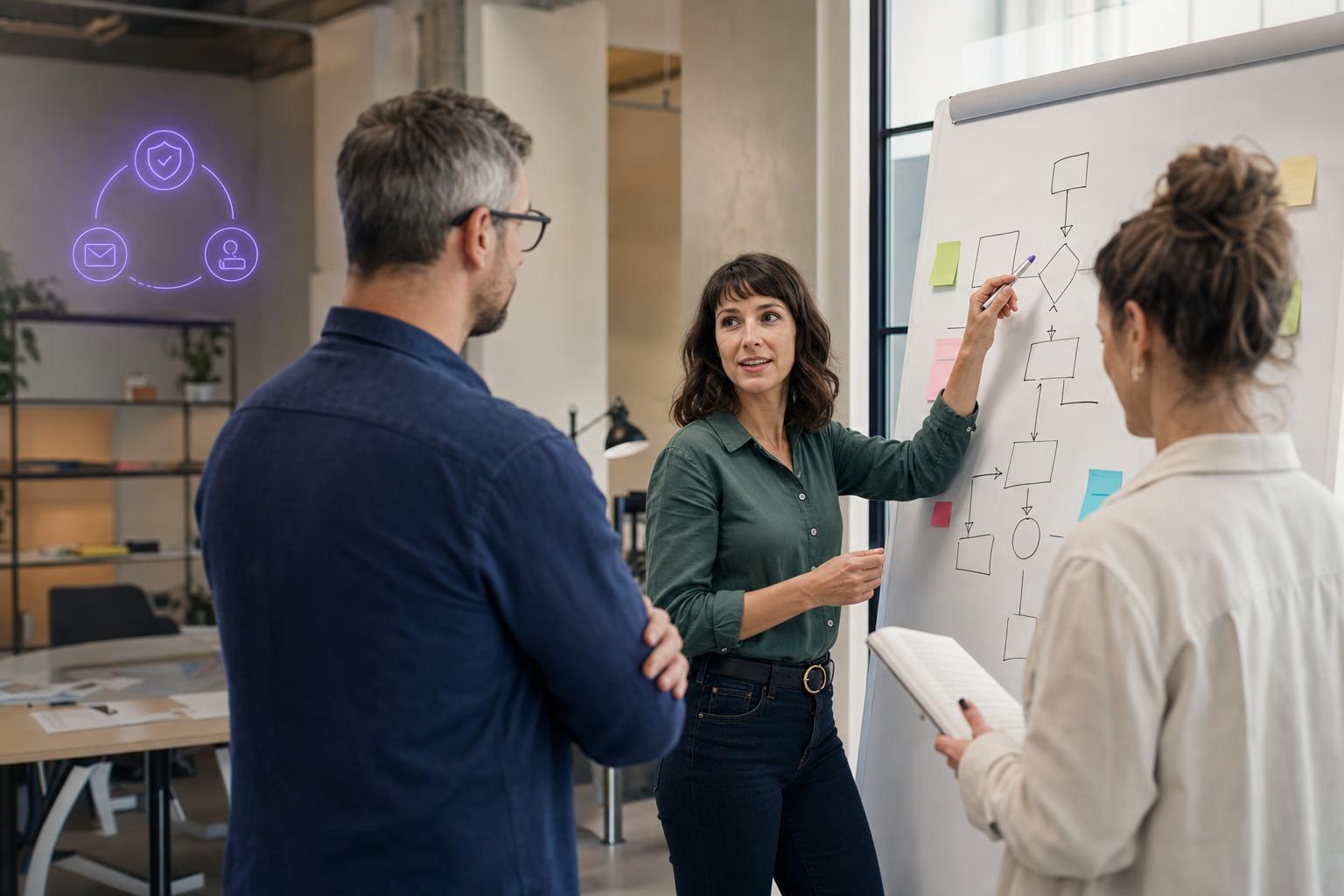 Illustration editoriale — RGPD et prospection B2B par email pour une agence ou un prestataire B2B (S3) en 2026 : ce qu'on a le droit d'envoyer sans consentement