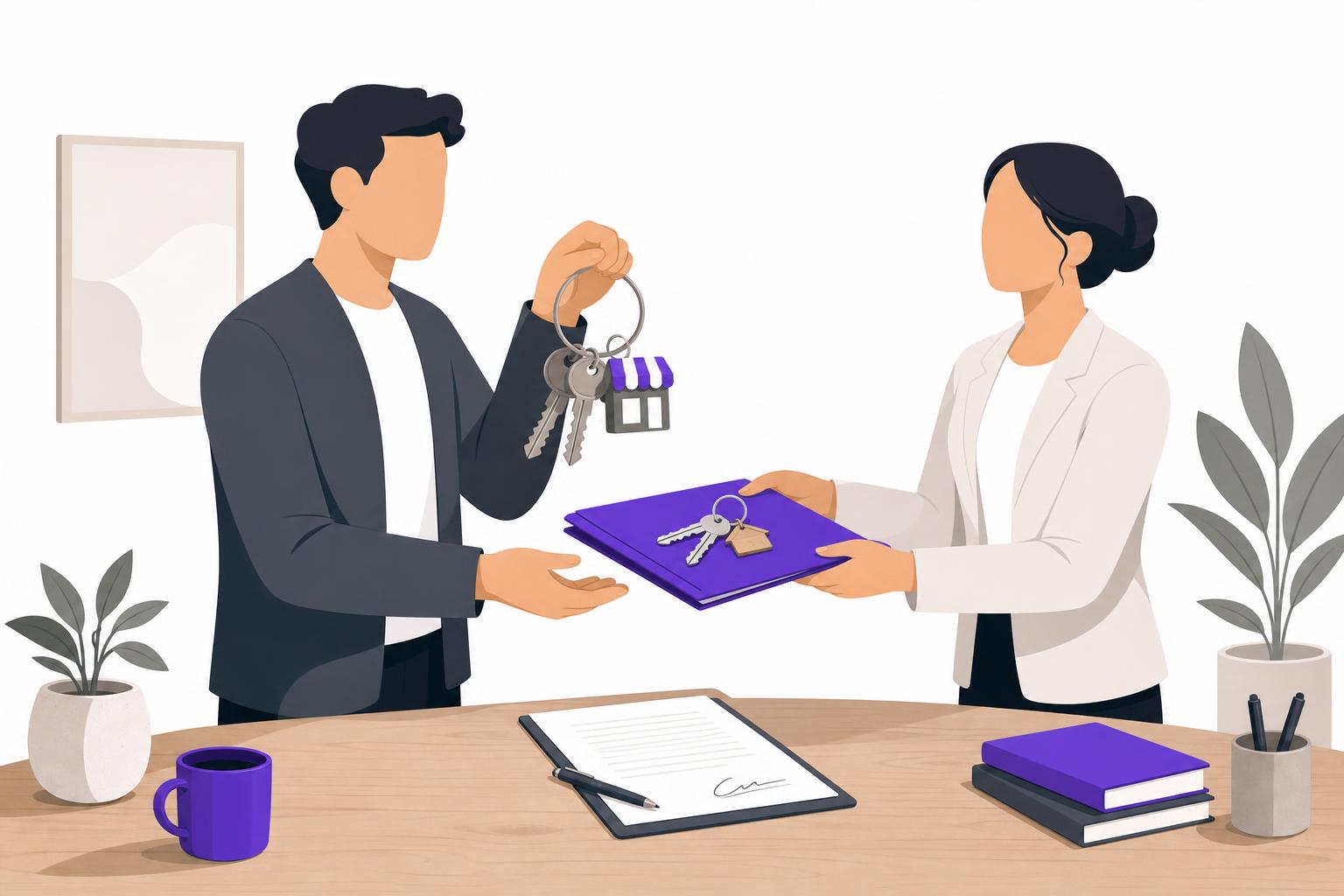 Illustration editoriale — Sous-traiter sa visibilité à un prestataire : le contrat qui protège un dirigeant de PME (réversibilité, propriété, responsabilité)