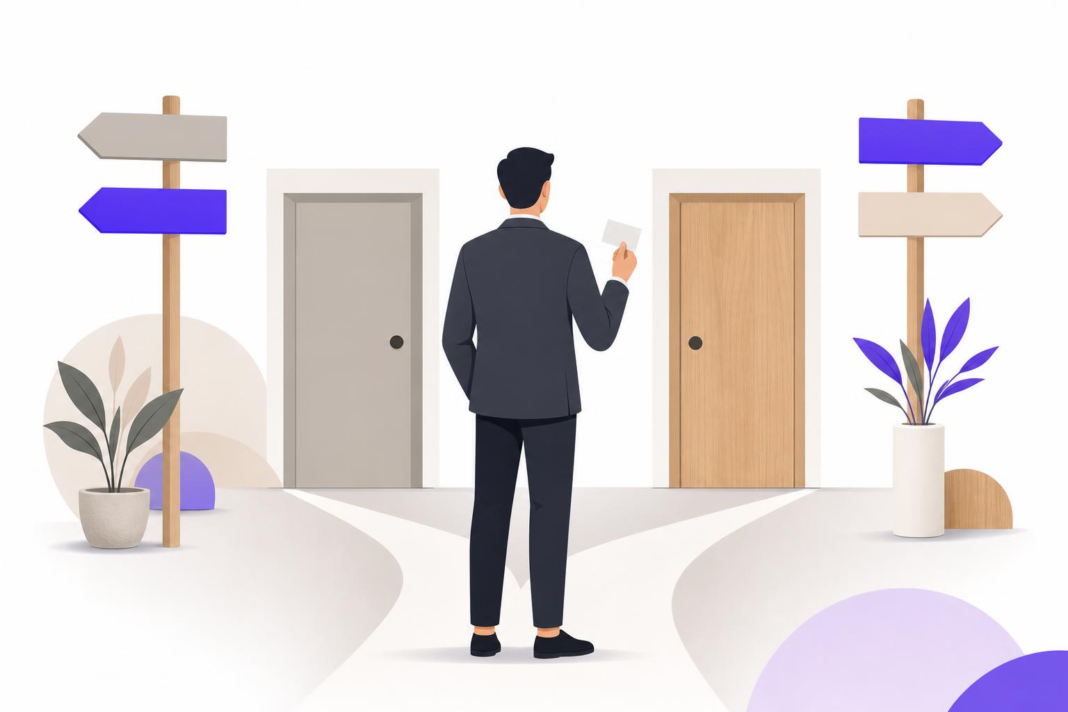 Illustration editoriale — Perplexity vs ChatGPT pour être recommandé : où une agence ou un prestataire B2B (S3) doit d’abord apparaître