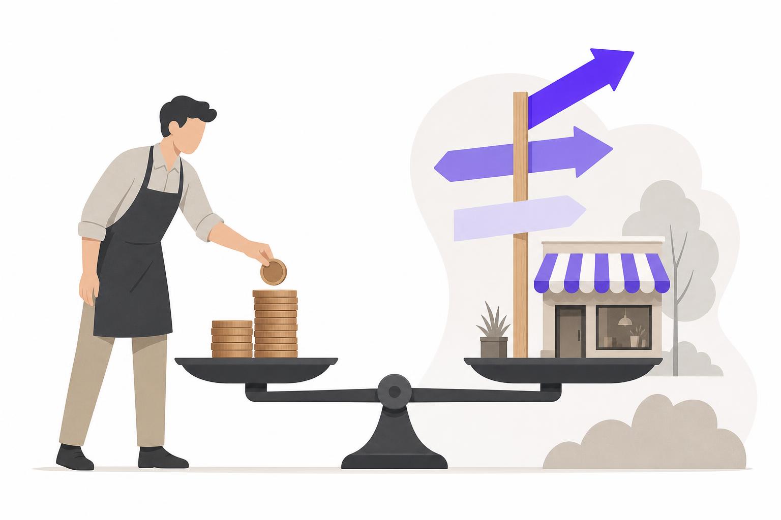 Illustration editoriale — Prix de ChatGPT Entreprise en 2026 pour une PME : ce que coûte la version pro et ce qu’elle change vraiment pour être visible