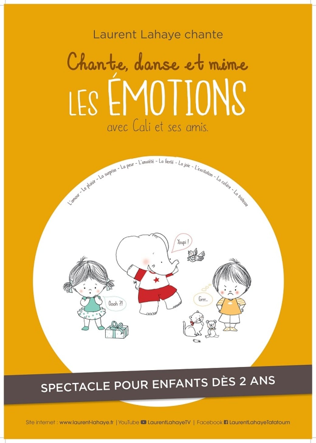 Chante, danse et mime les émotions avec Cali et ses amis