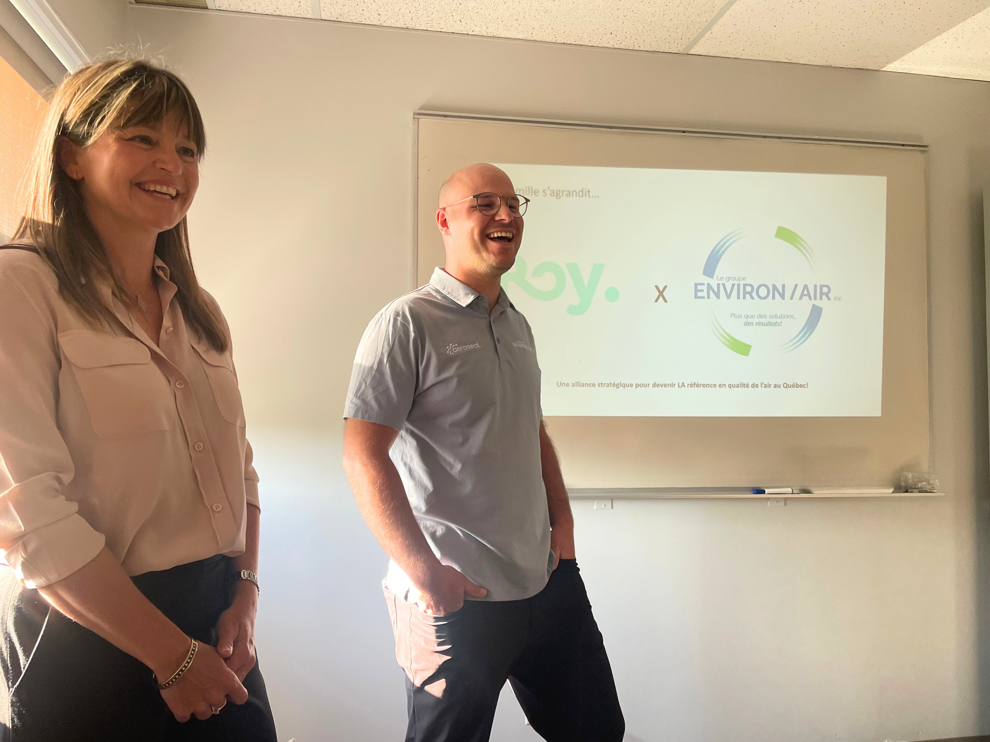 Roy. poursuit sa croissance avec la fusion d'Environ-Air