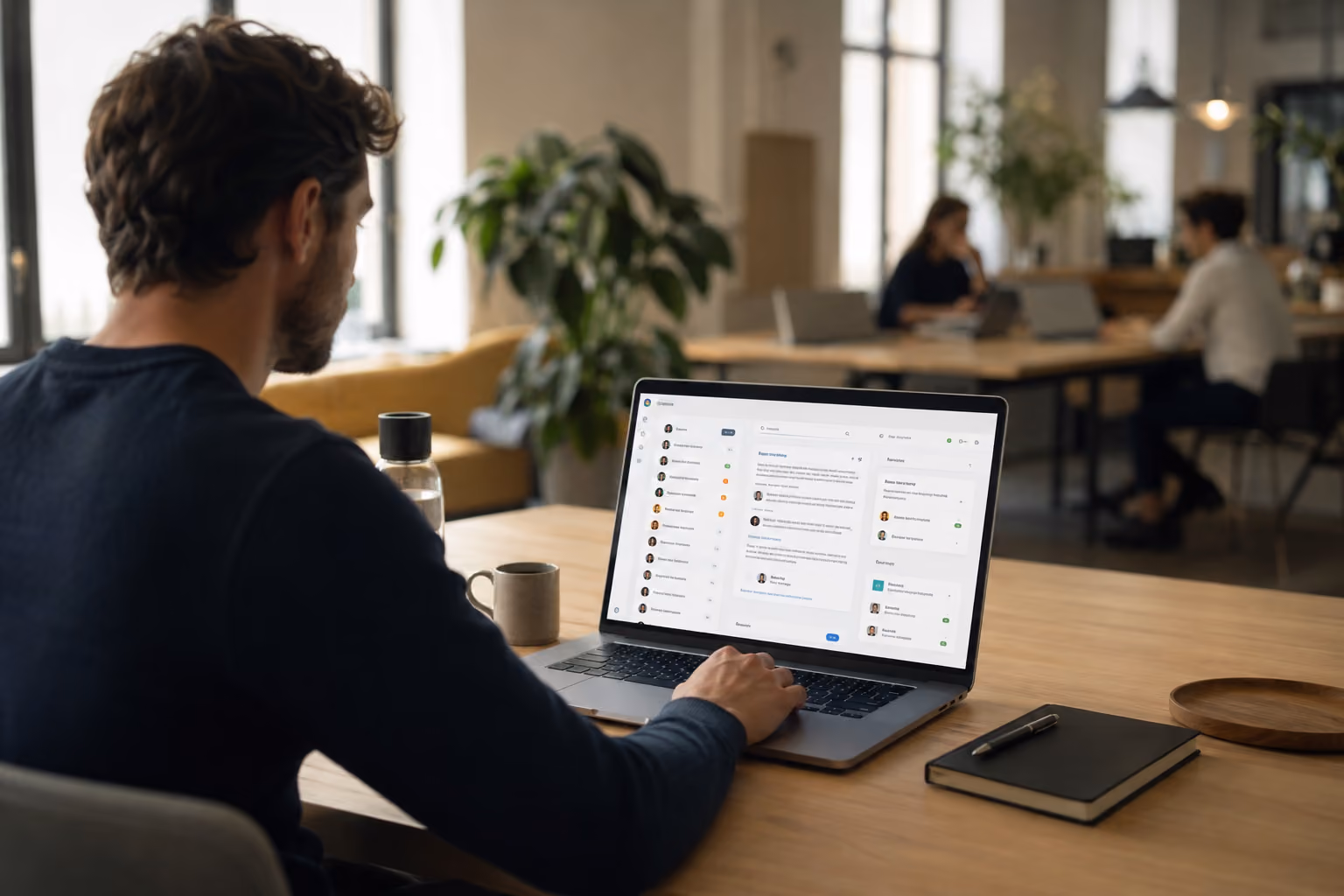 image of a business meeting (for a data analytics and business intelligence)