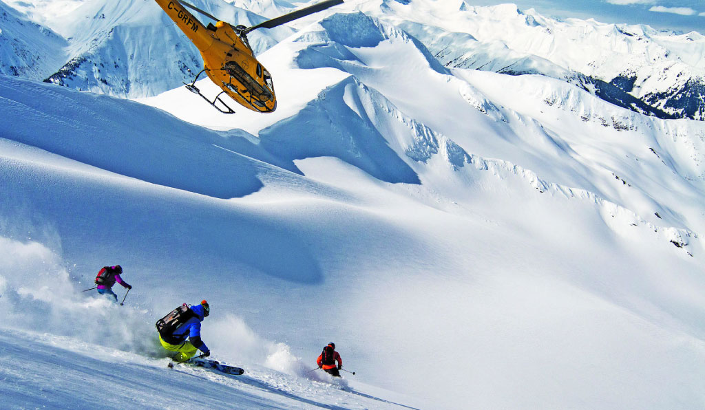 Heliski en Powder Highway