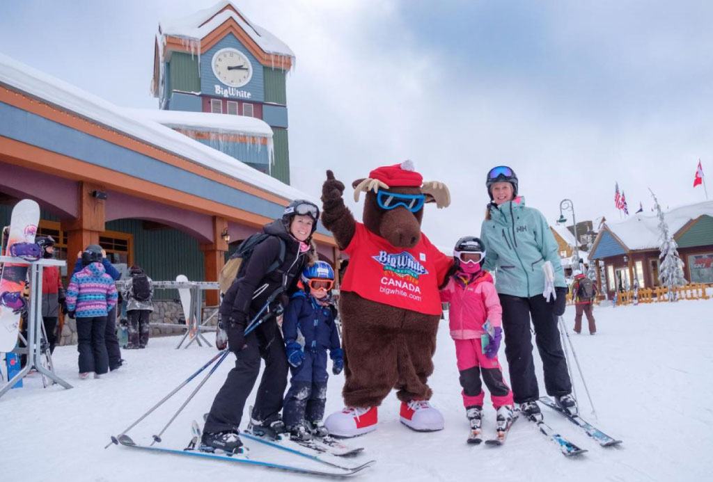 Big White, esquí en familia en Canadá