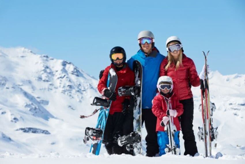 5 Razones para esquiar en familia