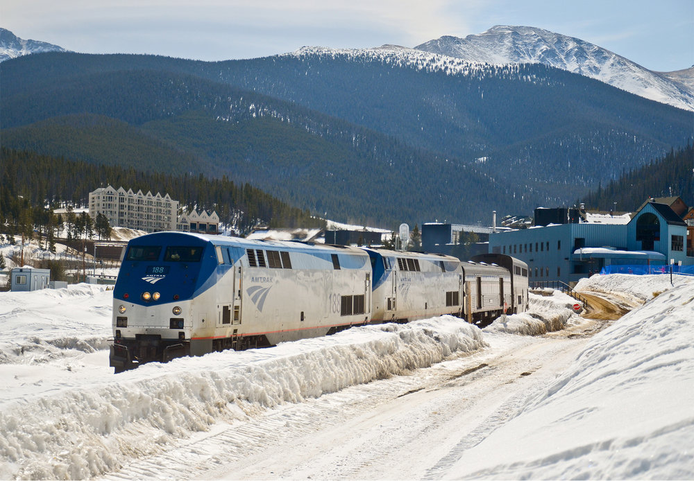 Winter Park Express, el único tren en EU que te lleva a esquiar
