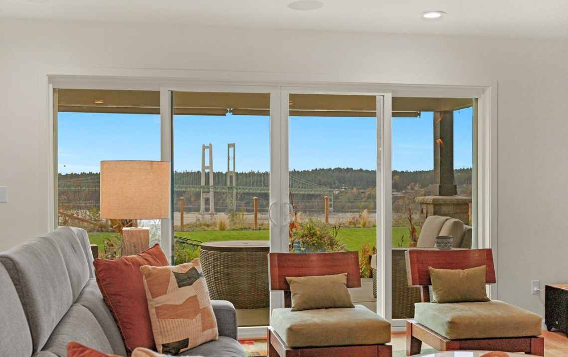 View from a completed Hilson Homes build in Tacoma, Washington
