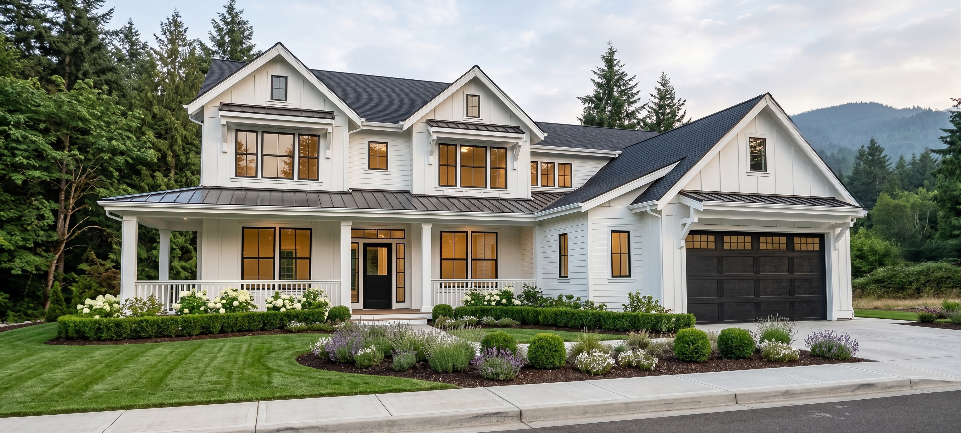 D'Angelo - exterior rendering of a 3,441 sq ft two story traditional home