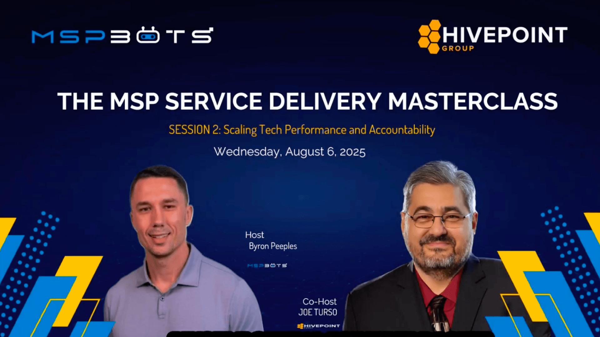 The MSP Service Delivery Masterclass - Session 2 Scaling Tech Performance and Accountability