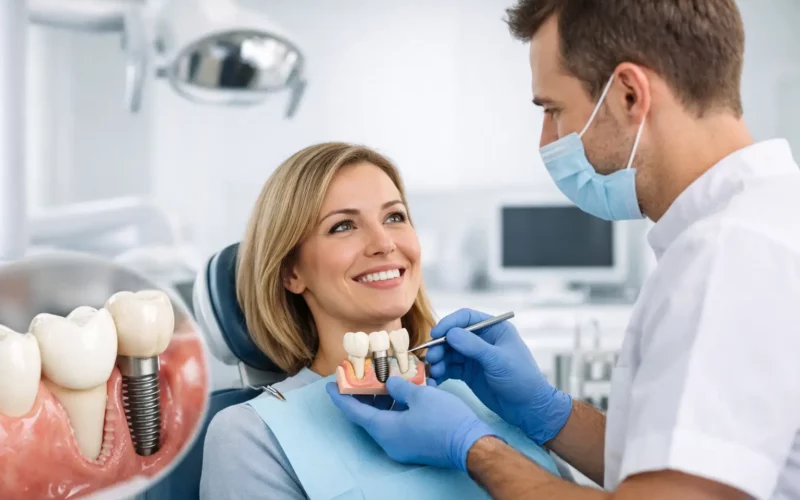 Coroana dentară pe implant: ce trebuie să știi
