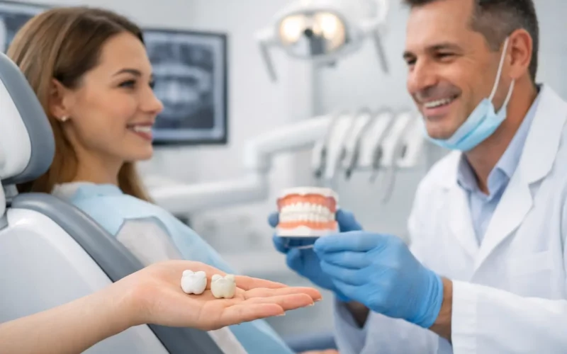 Coroană zirconiu sau ceramică – ce alegi?