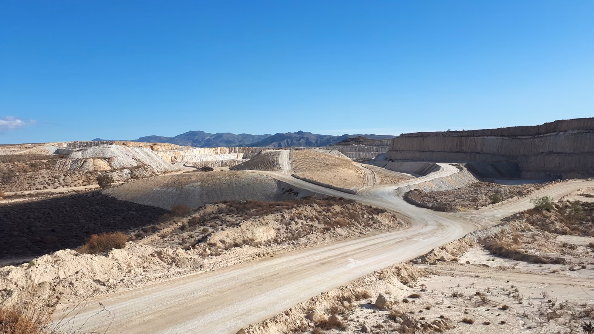 Saint-Gobain Los Yesares gypsum quarry, Sorbas, Almería, Spain