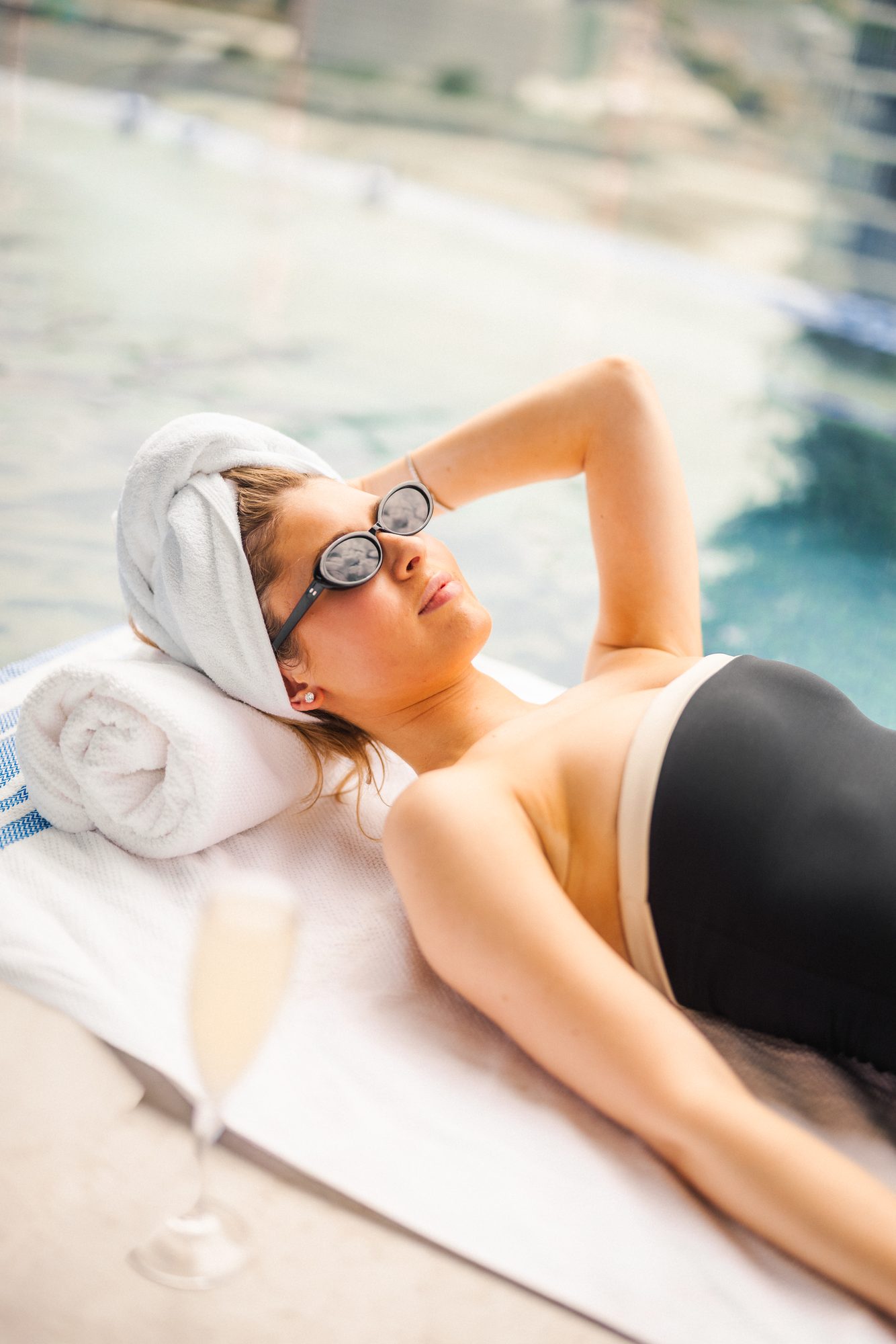 Rooftop pool at AWAY Spa