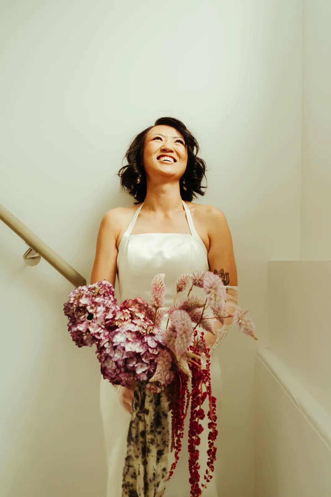 Wedding ceremony florals in Collingwood, styled by Ripple Studio Melbourne [VERIFY]