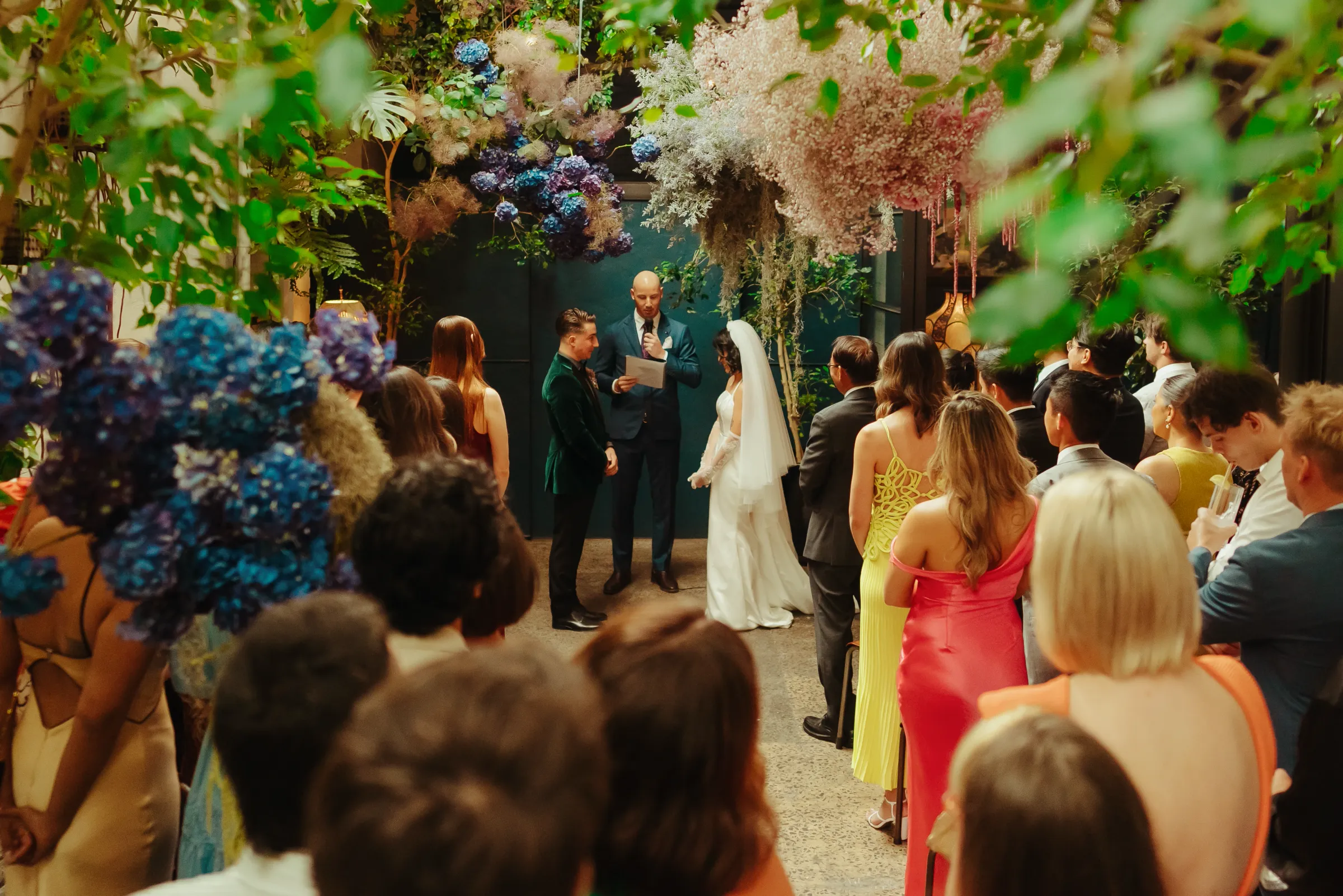 Wedding florals at Rupert on Rupert, Collingwood, styled by Ripple Studio, photographed by Jackson Grant [VERIFY]