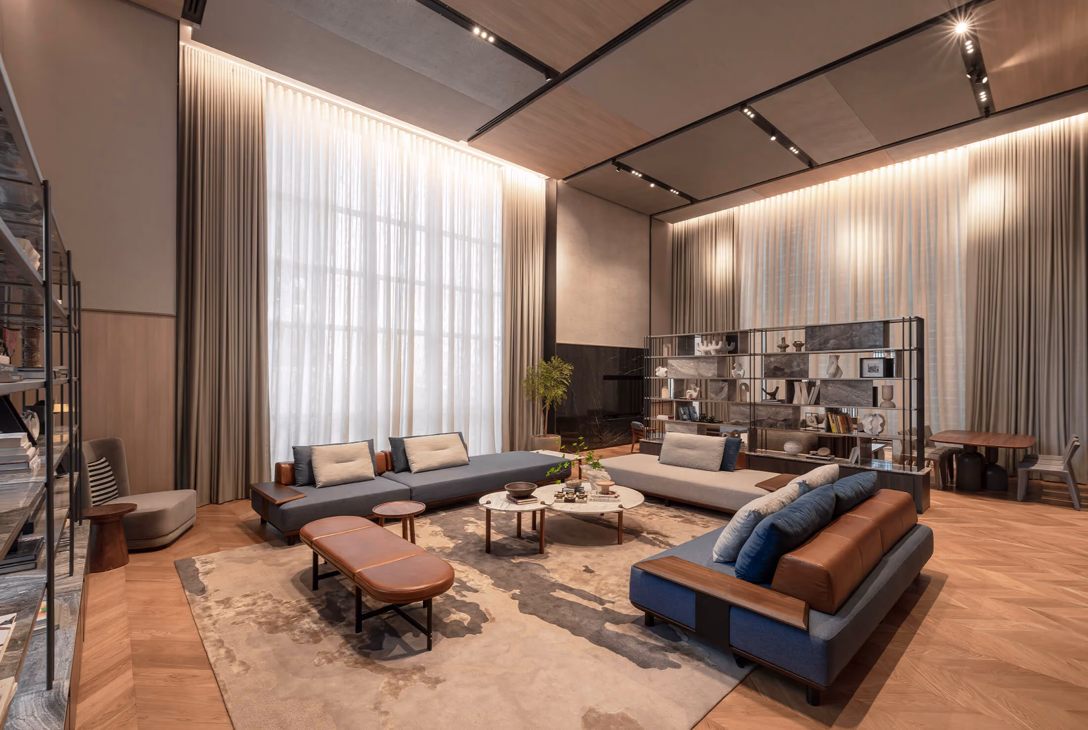 Living area at TRX Residences